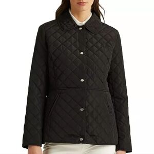 Ralph Lauren Black Quilted Women's Jacket Black. NWT  SZ XL.